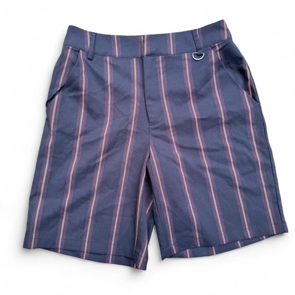 Forever 21 Striped Womens Shorts‎ Size Small Bermuda Summer Emo Gothic Preppy